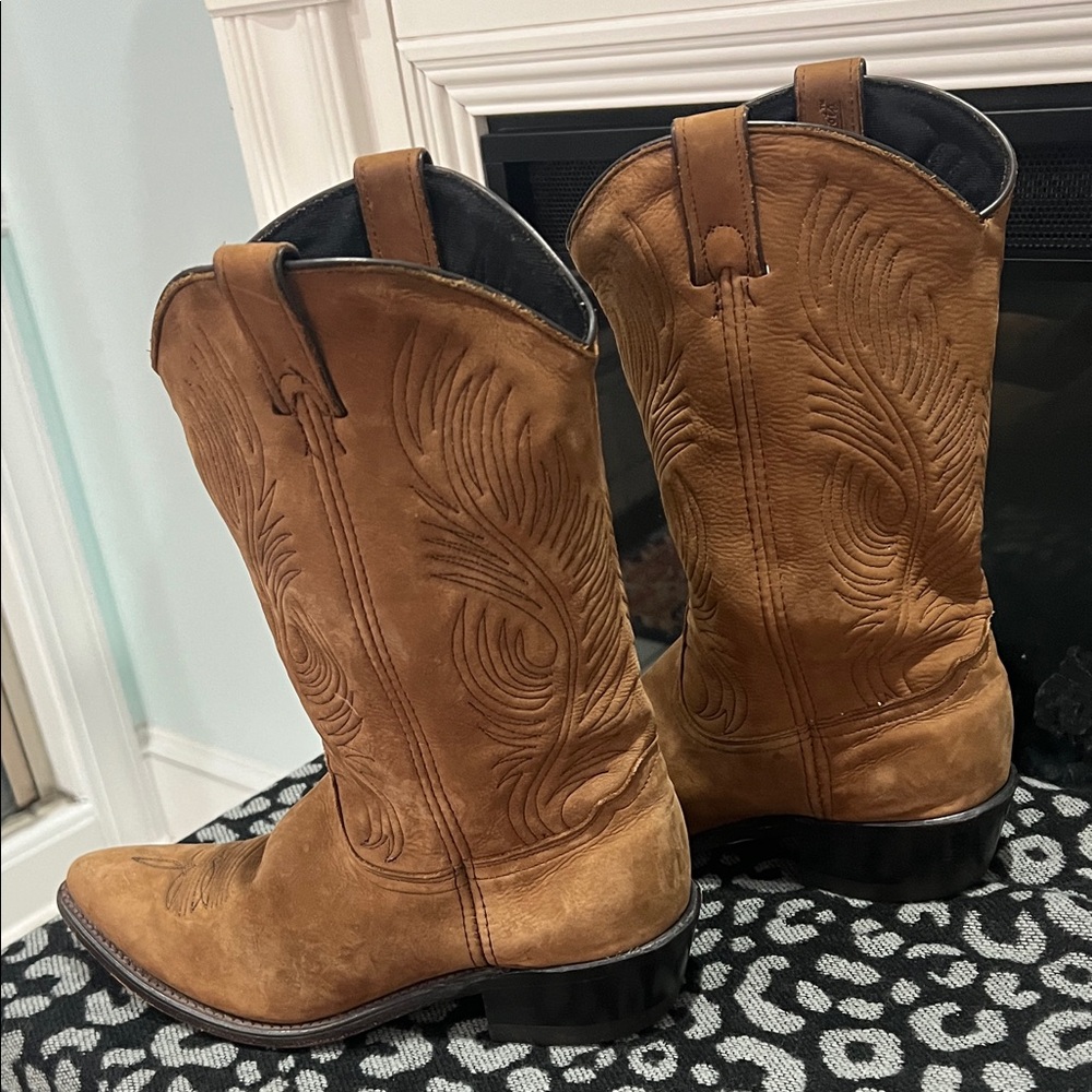 Abilene leather Heeled Boots - Picture 2 of 6